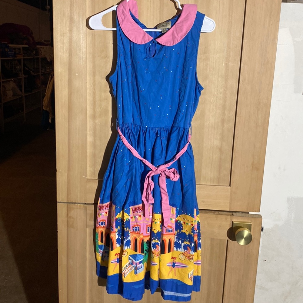 Lindy Bop vintage beach scene dress